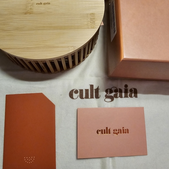 CULT GAIA ARK GAIA'S FLAP CROSSBODY BAG IN NATURAL TAN - Picture 11 of 12